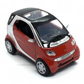 Alrico Bilar 1:43 Cars 139 metall City Licens 6.Smart for Two Red