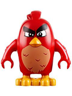 Lego Figur Angry Birds Figs - Red Angry 75823