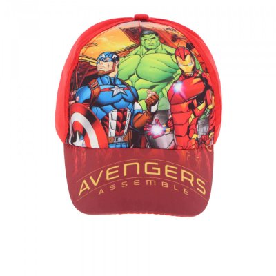 Keps Cap Hat Marvel Avengers Assemble Hulk 52/54 cm Röd