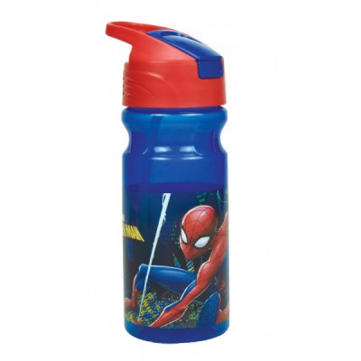 Spiderman Spider-Man Vattenflaska Dricksflaska Hängkork 50cl 13203 Blå