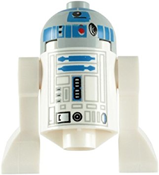 Lego Figurer Disney Star Wars Droid R2D2 - R2-D2 Grå topp LF50-91