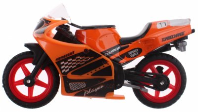 Rob Motorbike Motorcykel Mc Race Bike 9cm Orange 11
