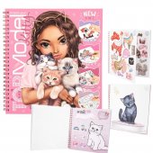 TOP Model Kitty Katt Katter Cat pyssel bok Rosa 4 in 1 Dress Talita