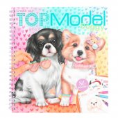 Top Model Pyssel bok Doggy Hund Hundar + 86st stickers