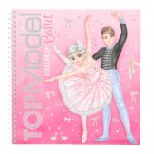 Top Model Pyssel bok Dress me up BALLET BALETT rosa med stickers