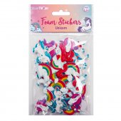 Klistermärken Pyssel Stickers FoamStickers Unicorn Enhörning