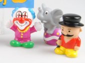 Suntoy 3-Pack Splash Squirtes Badlek Figurer Cirkus 9cm Clown mfl