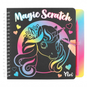 Minimoomi Ylvi Pysselbok Mini Magic Scratch skrapa UNICORN
