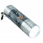 ZTR Marvel Avengers Alu Ficklampa Flashlight LED 9cm Thor Silver
