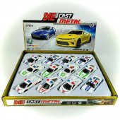 Robetoy Bilar Cars 61677 8cm Police Polis bil slumpvis