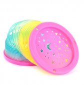 Leksaker 59074 Spiral fjäder LED Magic Spring Rainbow med ljus LIGHT 8cm