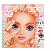 Top Model Pysselbok Dress me up Style me up Face Ansikte rosa