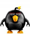 Lego Figur Angry Birds Figs - Bomb Svart