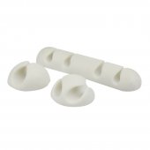 KIDEK Mobiltillbehör laddning Cable holders kabelhållare självhäftande VITA