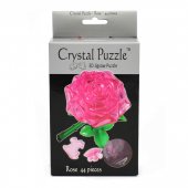 Robetoy Crystal Puzzle Pussel 3D ROSA Rose Ros 44st bitar