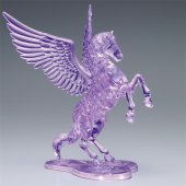 Robetoy Crystal Puzzle Pussel 3D Horse Häst Flying Lila 42 bitar