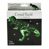 Robetoy Crystal Puzzle Pussel 3D Dino Dinosaurie T-Rex 49 bitar