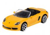 PGP Majorette Cars bilar 7cm Metall Porsche 718 Boxster GUL