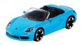 PGP Majorette Cars bilar 7cm Metall Porsche 718 Boxster Turkos Blå