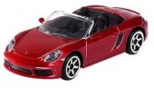 PGP Majorette Cars bilar 7cm Metall Porsche 718 Boxster Vinröd