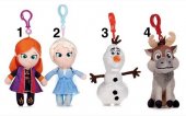Disney Frost Frozen Bag Clips Väskclips Nyckelring Plush 12cm Välj