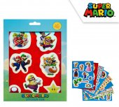 Nintendo Super Mario Pyssel Stickers 8st sidor Fun Stickers