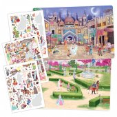 Create Your Fairy Tale Sagovärld pysselbok målarbok stickers - 33x25cm