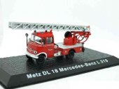 Dinotoys Samlarobjekt Fire Truck Brandbil 9CM METZ DL 18 MERCEDES-BENZ L 319