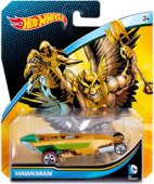 Hot Wheels Batman DC Cars Bilar metall Hawkman Gold FP