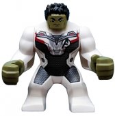 Lego Figurer Avengers Hulk Hulken Vit Jumpsuit AJF1