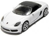 PGP Majorette Cars bilar 7cm Metall Porsche 718 Boxster VIT