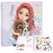 Top Model Topmodel Pyssel bok Doggy Hundar 4 in 1 med stickers Lexy