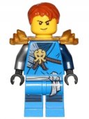 LEGO Ninjago Figur - Jay Blå Pearl Gold Armor LF51-50