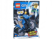 LEGO City Figurer - Figur + Mc Motorcykel 951808 Limited Edition FP