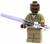 Lego Star Wars Figurer Mace Windu LF50-58 Lila laser