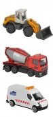 Bilar Majorette Cars 3-Pack Construction gräv Cementblandare rest 4
