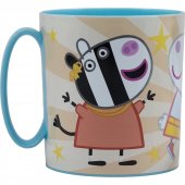Peppa Pig Greta Gris Micro Kopp Mugg med handtag 350ml Ljusblå
