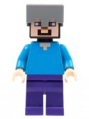 Lego Figur Minecraft Steve Helmut hjälm  LF24-16A