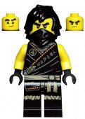 LEGO Ninjago Figur Black Cole Legacy Rebooted 'MANTER' Torso BL4