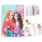 Top Model TopModel Pysselbok Fick POCKET med stickers Christy & Miju