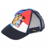 Keps Cap Barn Baseball Hat POKEMON 0181 Svart/röd/Blå/vit 54/56cm VÄLJ