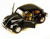 Robetoy Bilar Cars 61206 12cm metall 1:36 Volkswagen Beetle Svart