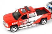 Robetoy Bilar Cars 13cm 61893 Chevrolet Silverado Firefighter Röd rest 1