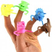 Robetoy 41614 Leksaker Finger Dinosaurie Set 5-Pack