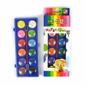 Rob Kreativ måla vattenfärger 12st färger med pensel