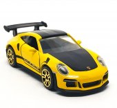 PGP Majorette Cars bilar 7cm Metall 1:64 Porsche 911 GT3 RS Svart/Gul