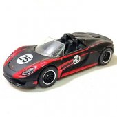 PGP Majorette Cars bilar 7cm Metall Porsche 918 Spyder Svart 25