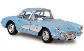 Robetoy Bilar Cars 13cm 61207 1:36 Chevrolet Corvette 1957 Ljusblå