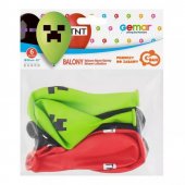 MINECRAFT Ballonger Balloons 12635  TNT 6-Pack 30cm
