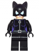 Lego Figurer Batman Catwoman Svart med piska BL5
